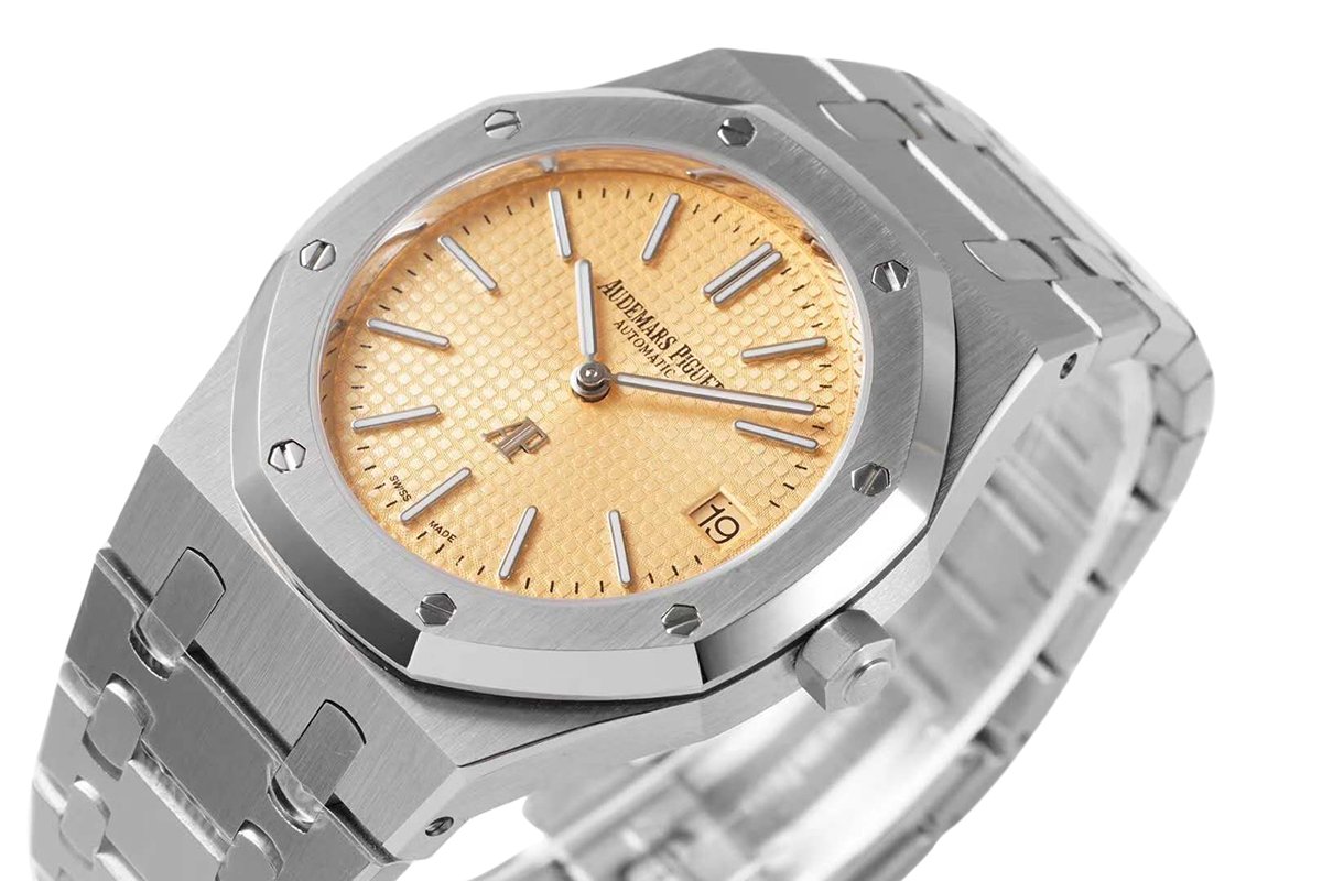 Royal Oak 15202 39mm Yellow Dial - Image 5