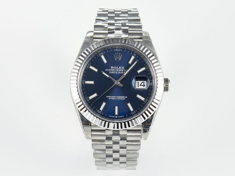 Datejust 36mm 126334 VSF Blue Dial Stick Markers in White Gold - Image 6