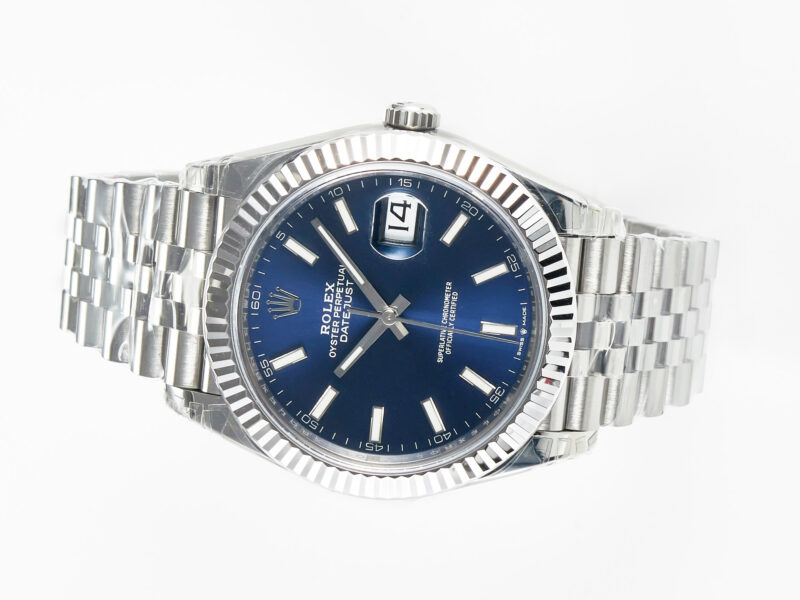 Datejust 36mm 126334 VSF Blue Dial Stick Markers in White Gold - Image 3