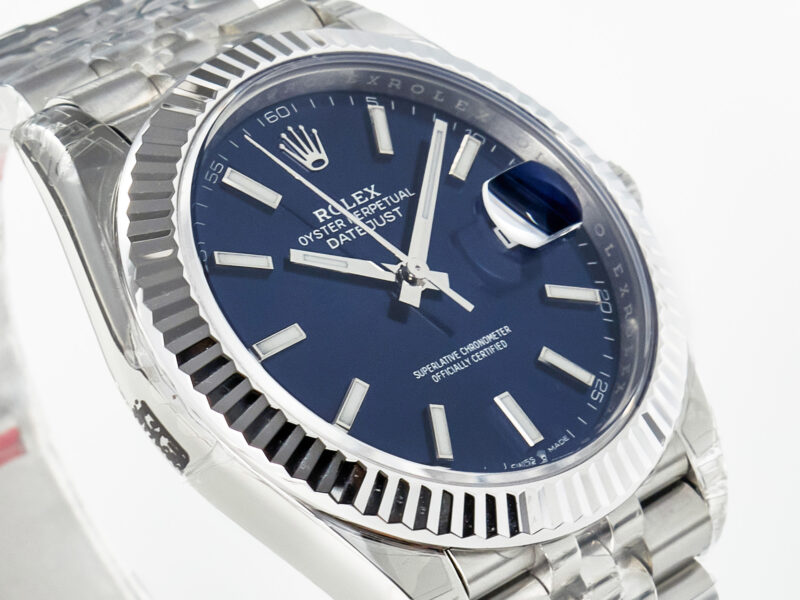 Datejust 36mm 126334 VSF Blue Dial Stick Markers in White Gold - Image 5