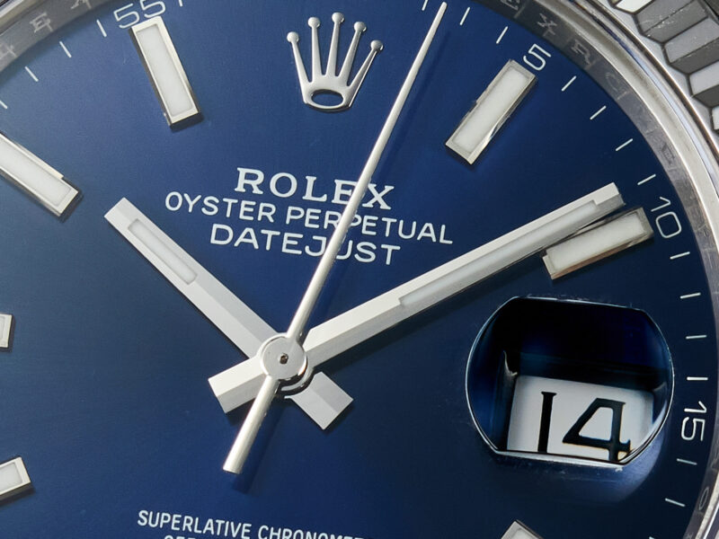 Datejust 36mm 126334 VSF Blue Dial Stick Markers in White Gold - Image 11