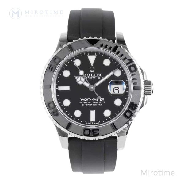 Yacht-Master 42 226659 White Gold on Oysterflex Strap