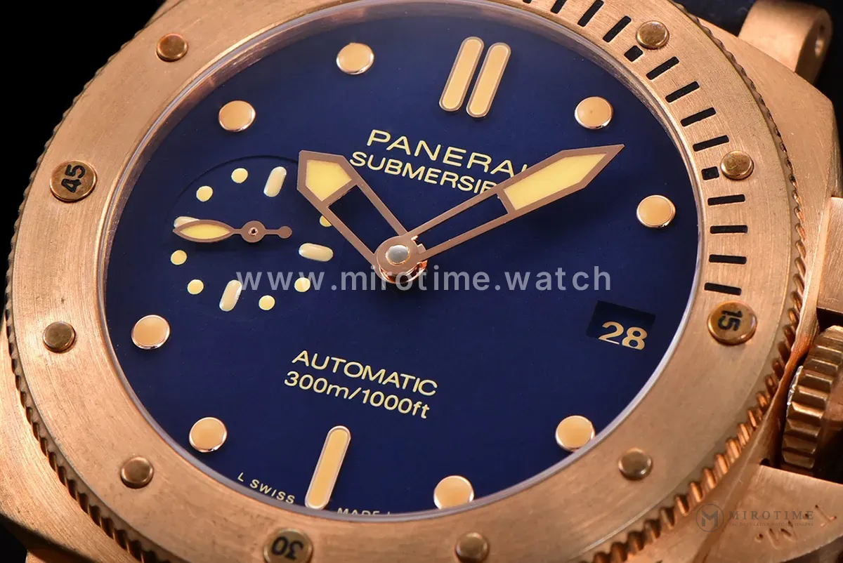 PAM1074 Submersible Bronzo Blu Abisso 42mm - Image 3