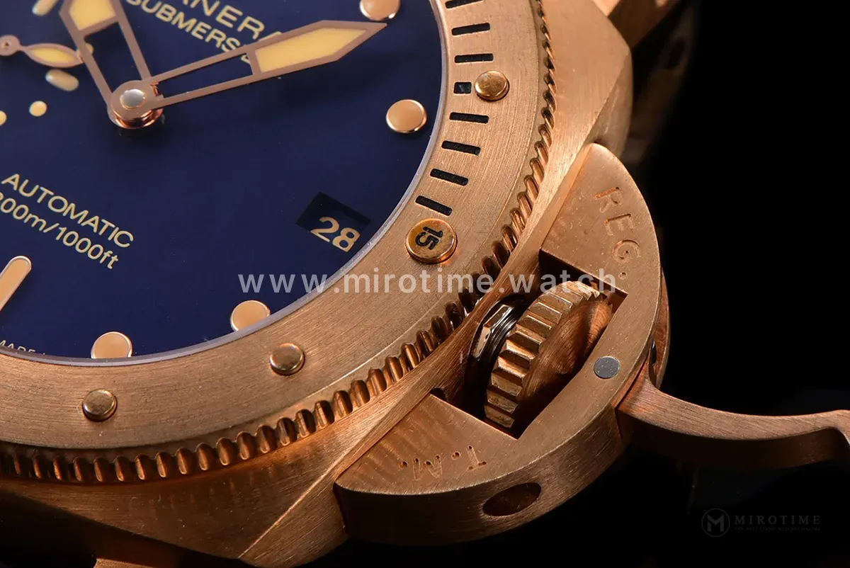 PAM1074 Submersible Bronzo Blu Abisso 42mm - Image 11