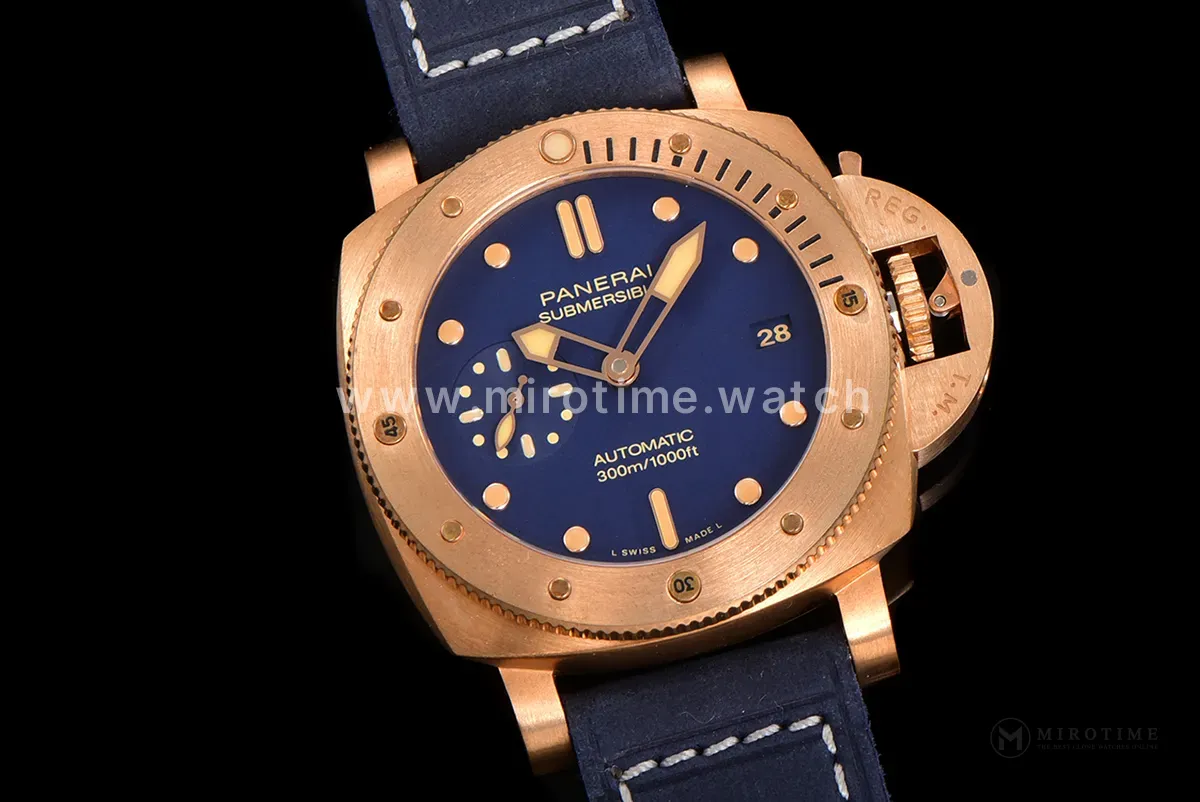 PAM1074 Submersible Bronzo Blu Abisso 42mm - Image 5