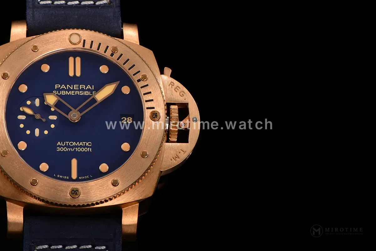 PAM1074 Submersible Bronzo Blu Abisso 42mm - Image 7