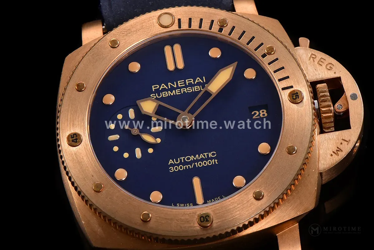 PAM1074 Submersible Bronzo Blu Abisso 42mm - Image 6