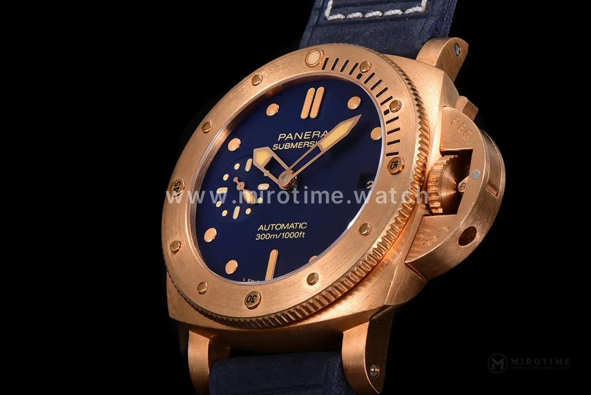 PAM1074 Submersible Bronzo Blu Abisso 42mm - Image 8