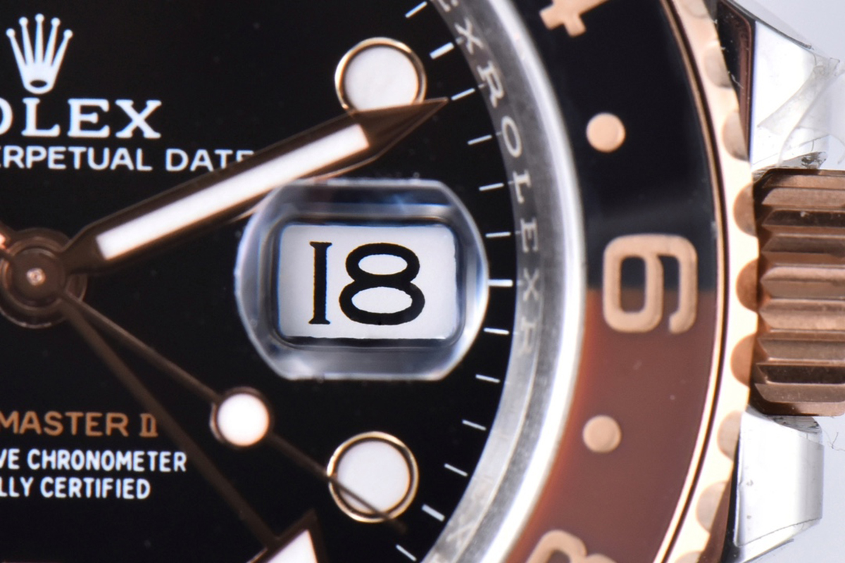 GMT Master II 126715 CHNR Clean Factory “Rootbeer” in Rose Gold and Steel - Image 9