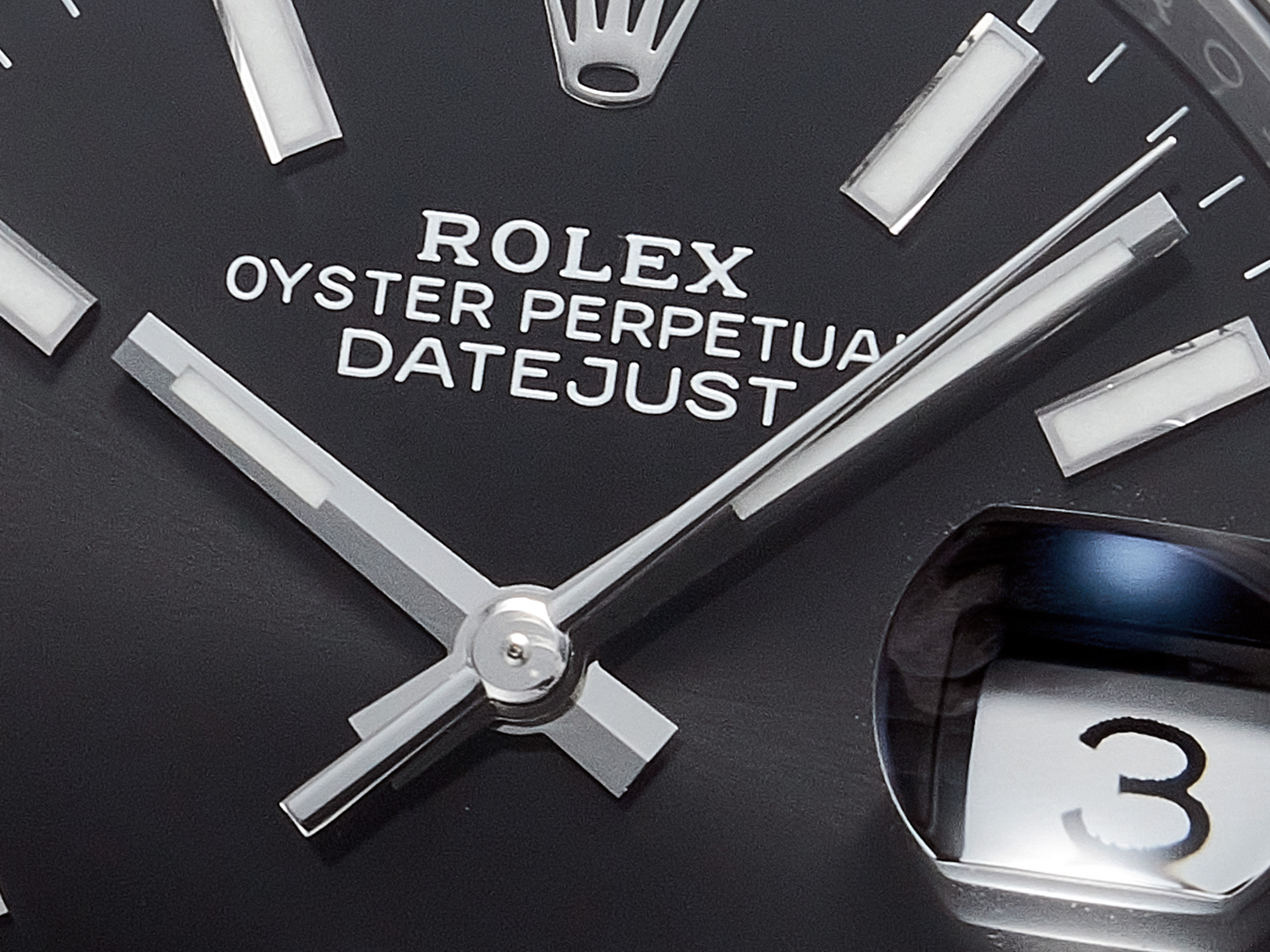 Datejust 41 Black Dial Stick Markers in Steel Clean Factory - Image 8