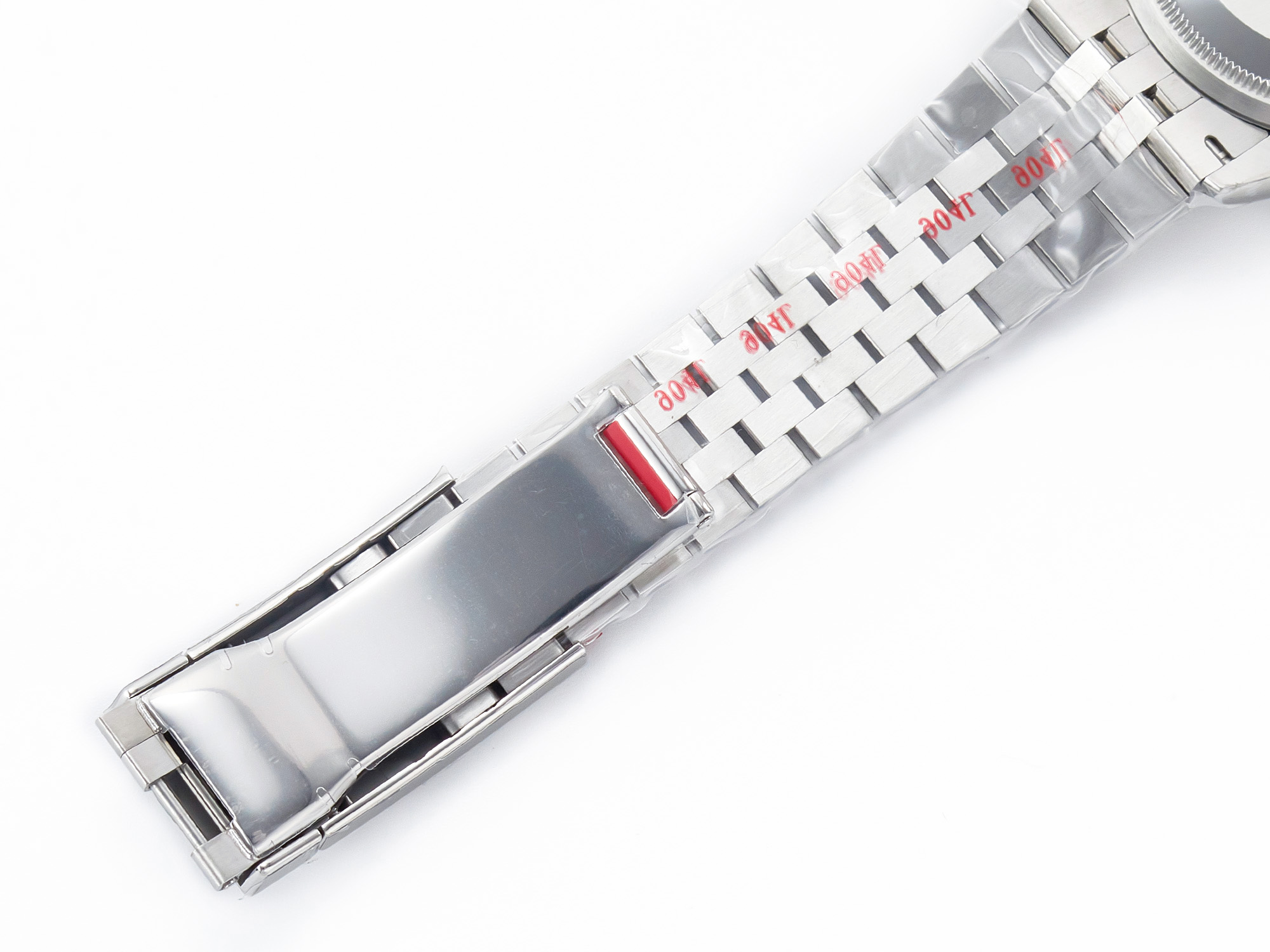 Datejust 41 Black Dial Stick Markers in Steel Clean Factory - Image 15