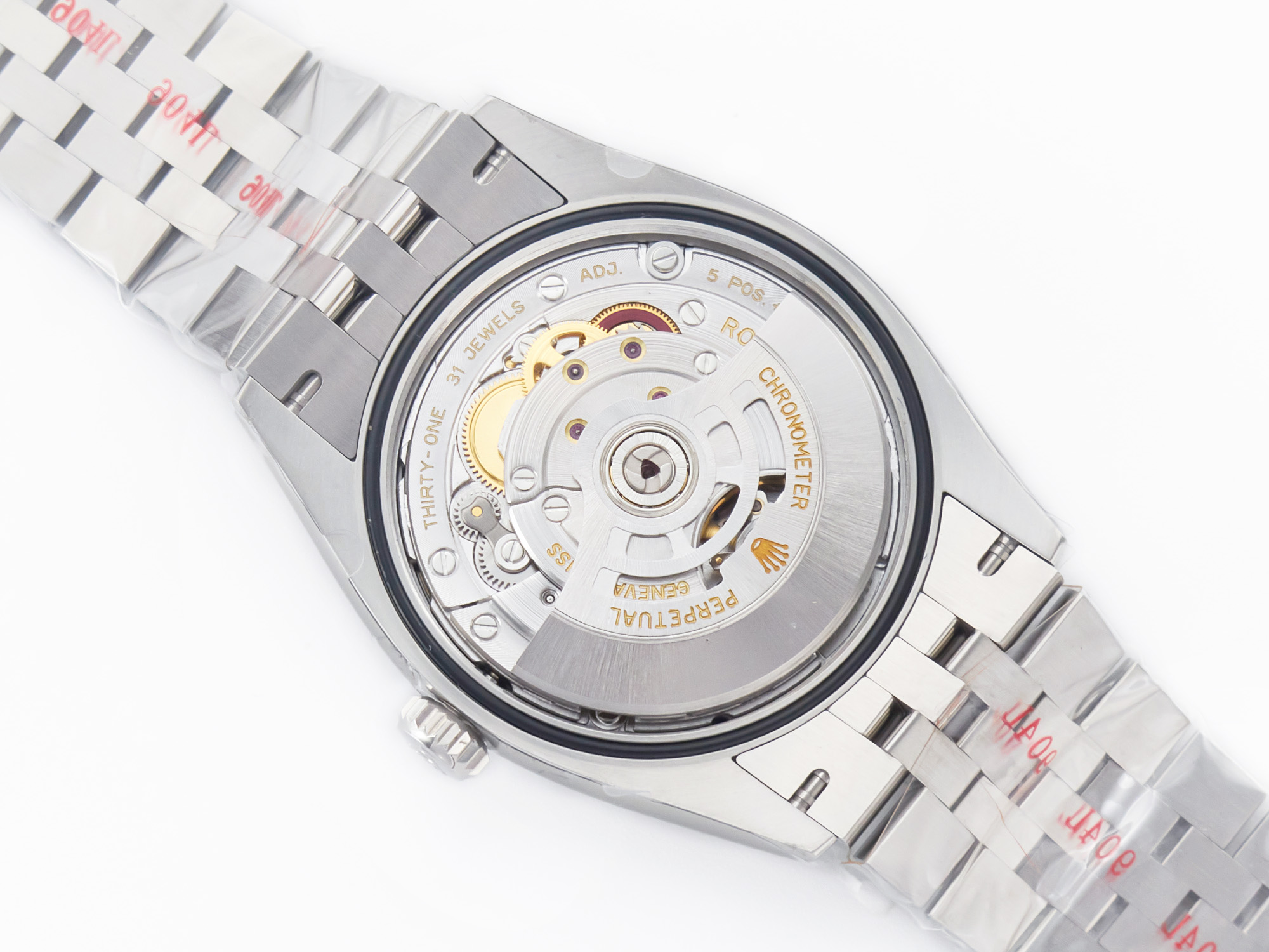 Datejust 41 Black Dial Stick Markers in Steel Clean Factory - Image 25