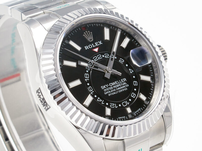 Sky-Dweller 326934 904L SS ZF 1:1 Best Edition Black Dial on SS Bracelet A2824 - Image 12