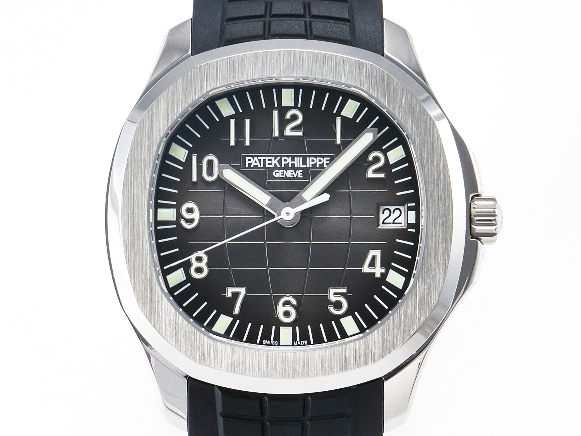 Aquanaut 5167 40mm SS 3KF 1:1 Best Edition Black Dial on Black Rubber Strap A330 Super Clone V3 - Image 2