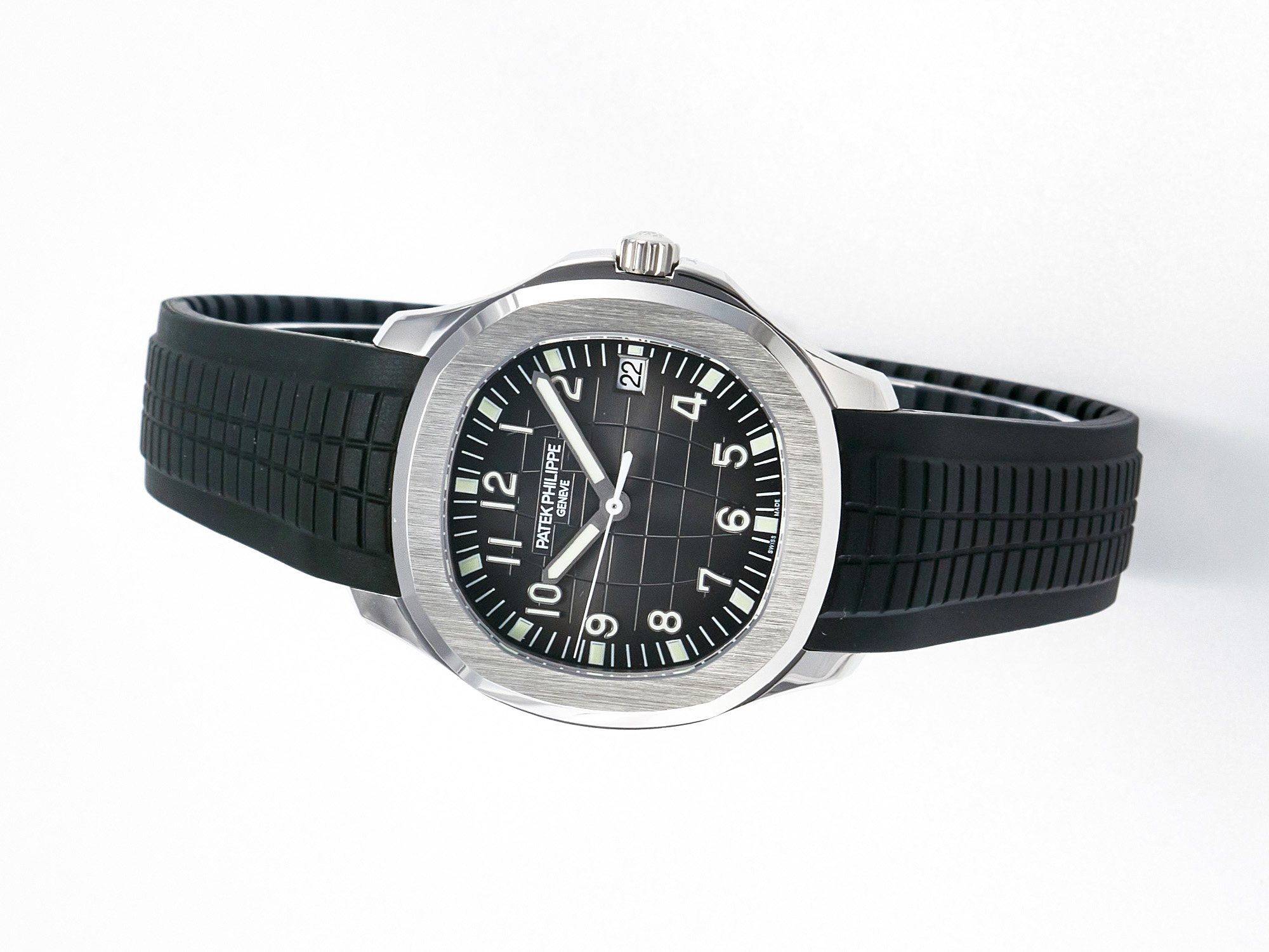 Aquanaut 5167 40mm SS 3KF 1:1 Best Edition Black Dial on Black Rubber Strap A330 Super Clone V3 - Image 5