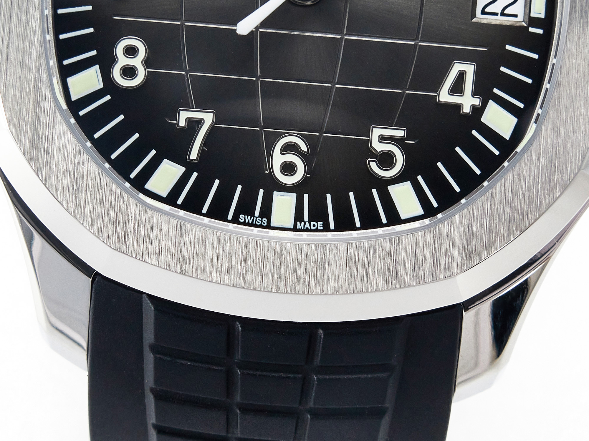 Aquanaut 5167 40mm SS 3KF 1:1 Best Edition Black Dial on Black Rubber Strap A330 Super Clone V3 - Image 9