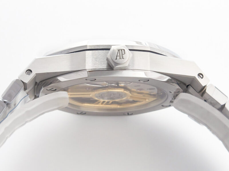 Royal Oak 41mm 15500 SS ZF 1:1 Best Edition Blue Textured Dial on SS Bracelet SA4302 Super Clone V3 - Image 11