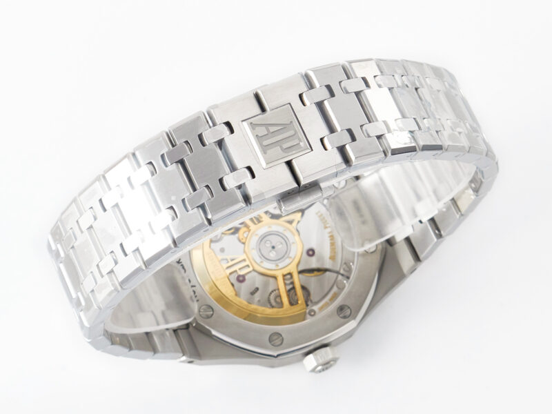 Royal Oak 41mm 15500 SS ZF 1:1 Best Edition Black Textured Dial on SS Bracelet SA4302 Super Clone V3 - Image 22