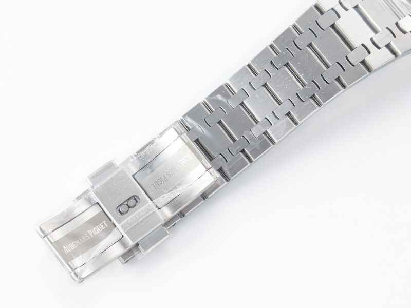 Royal Oak 41mm 15500 SS ZF 1:1 Best Edition Black Textured Dial on SS Bracelet SA4302 Super Clone V3 - Image 10