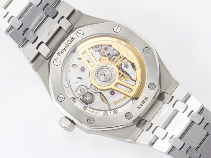 Royal Oak 41mm 15500 SS ZF 1:1 Best Edition Black Textured Dial on SS Bracelet SA4302 Super Clone V3 - Image 17