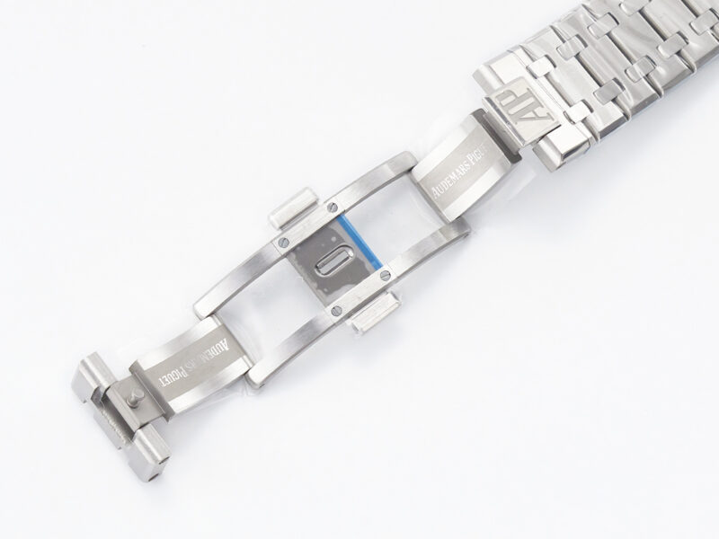 Royal Oak 41mm 15500 SS ZF 1:1 Best Edition Black Textured Dial on SS Bracelet SA4302 Super Clone V3 - Image 19
