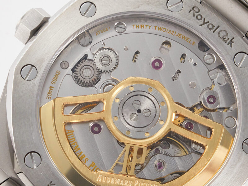 Royal Oak 41mm 15500 SS ZF 1:1 Best Edition Blue Textured Dial on SS Bracelet SA4302 Super Clone V3 - Image 18