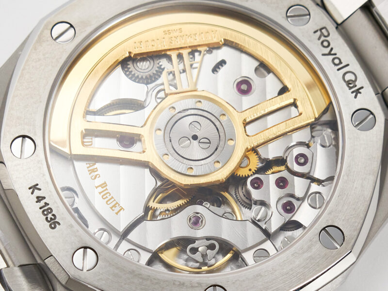 Royal Oak 41mm 15500 SS ZF 1:1 Best Edition Black Textured Dial on SS Bracelet SA4302 Super Clone V3 - Image 13
