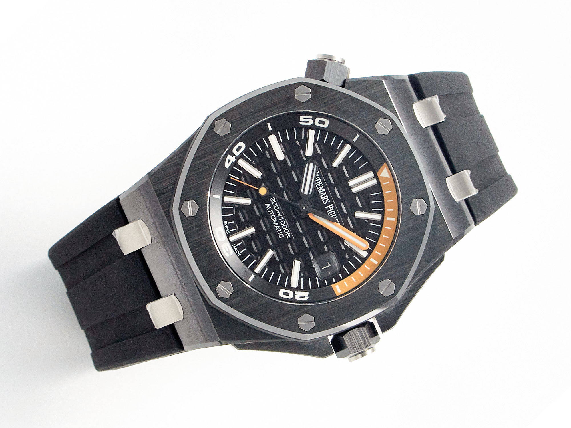 Royal Oak Offshore Diver 15707 Black Ceramic ZF 1:1 Best Edition SA3120 Super Clone - Image 5