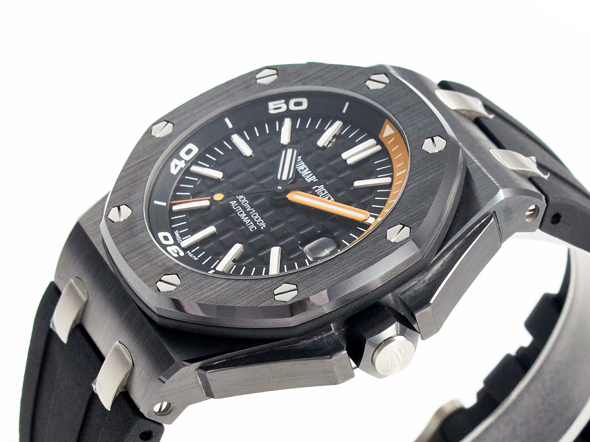 Royal Oak Offshore Diver 15707 Black Ceramic ZF 1:1 Best Edition SA3120 Super Clone - Image 7