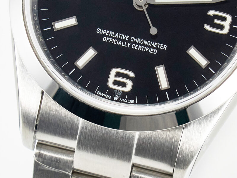 Explorer 36 904L Steel VSF 1:1 Best Edition Black Dial on SS Bracelet SW200 - Image 12