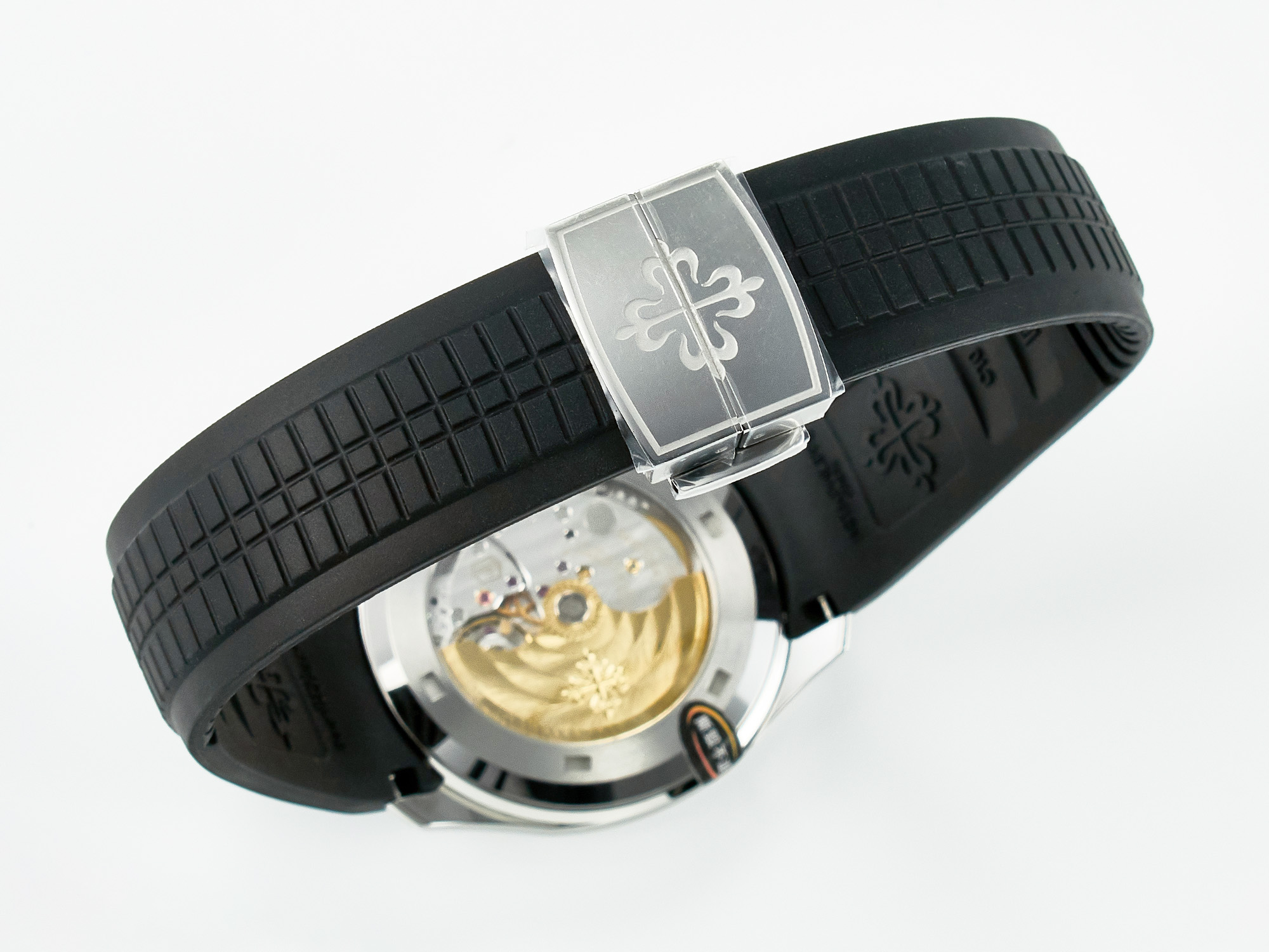 Aquanaut 5167A SS ZF 1:1 Best Edition Black Dial on Black Rubber Strap A324 Super Clone(New clasp) - Image 21
