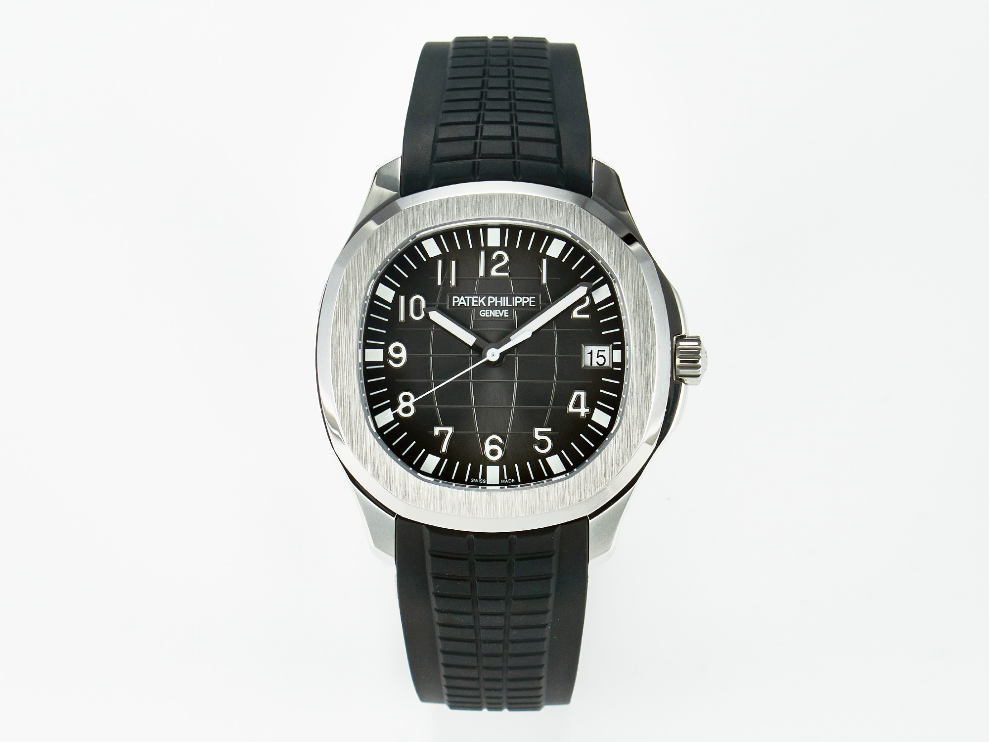 Aquanaut 5167A SS ZF 1:1 Best Edition Black Dial on Black Rubber Strap A324 Super Clone(New clasp) - Image 2