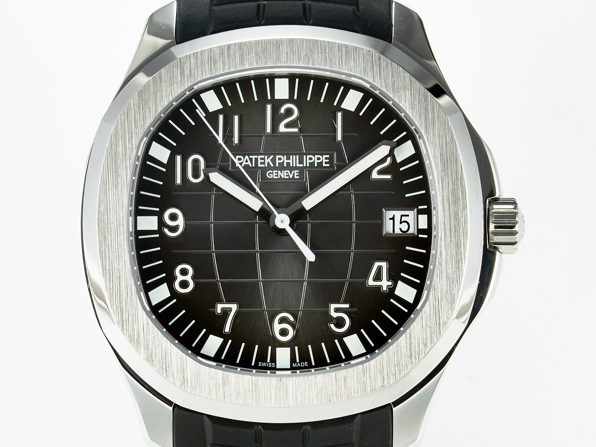 Aquanaut 5167A SS ZF 1:1 Best Edition Black Dial on Black Rubber Strap A324 Super Clone(New clasp) - Image 3