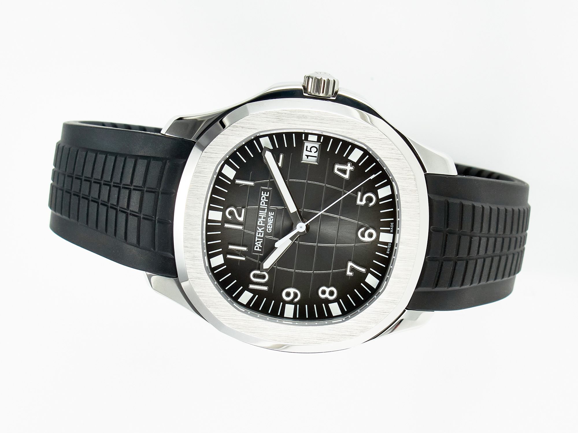 Aquanaut 5167A SS ZF 1:1 Best Edition Black Dial on Black Rubber Strap A324 Super Clone(New clasp) - Image 8