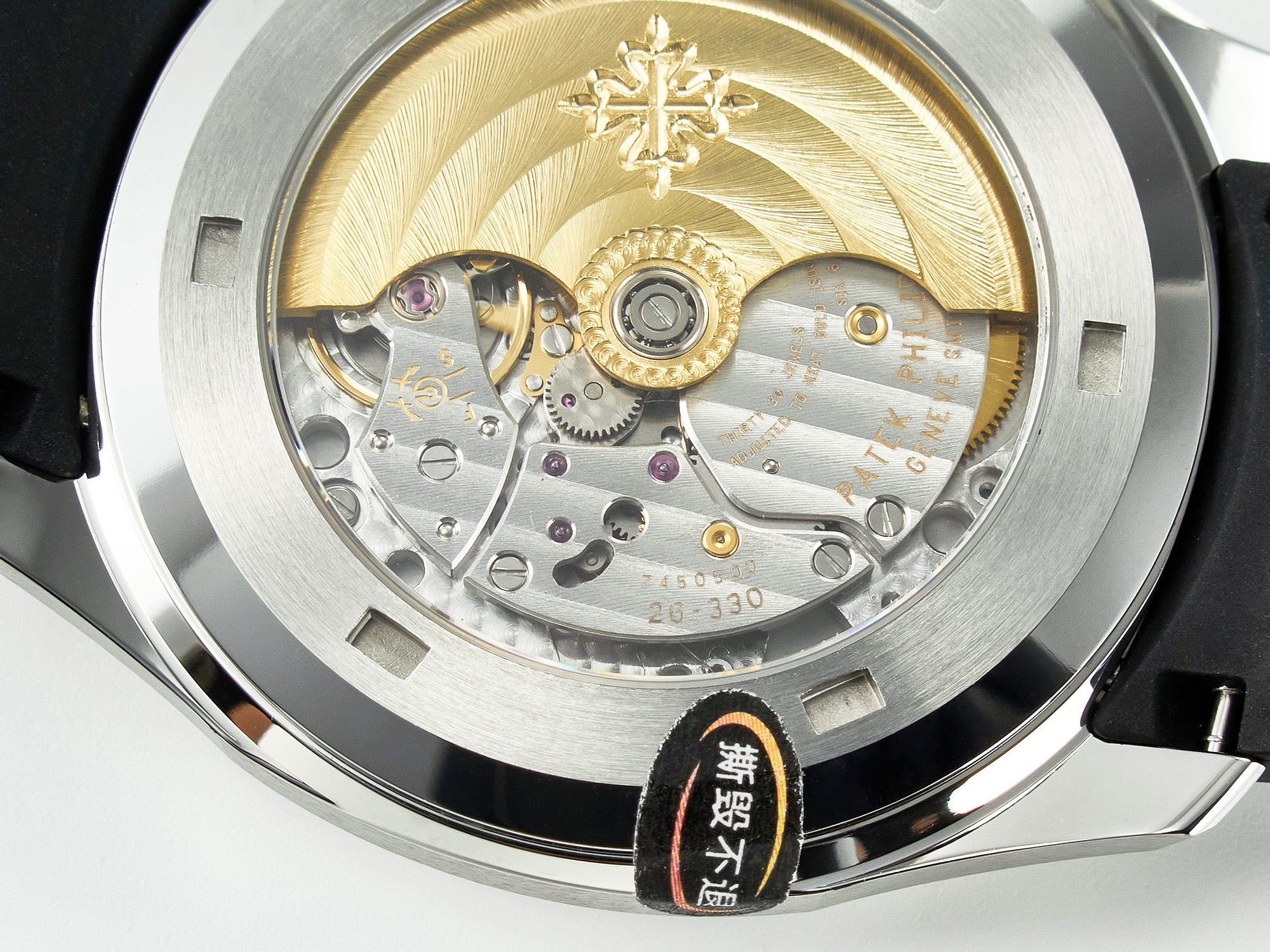 Aquanaut 5167A SS ZF 1:1 Best Edition Black Dial on Black Rubber Strap A324 Super Clone(New clasp) - Image 19
