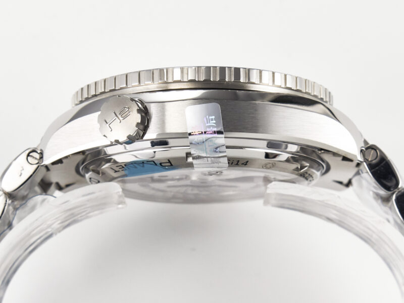 Planet Ocean 600M Co-Axial GMT 43.5mm VSF 1:1 Best Edition Blue Dial Blue Ceramic Bezel on SS Bracelet A8605 Super Clone - Image 13