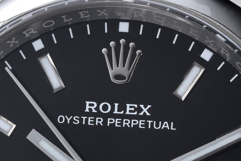 Clean Factory Rolex Oyster Perpetual 36mm Bright Black Dial 124300 - Image 4