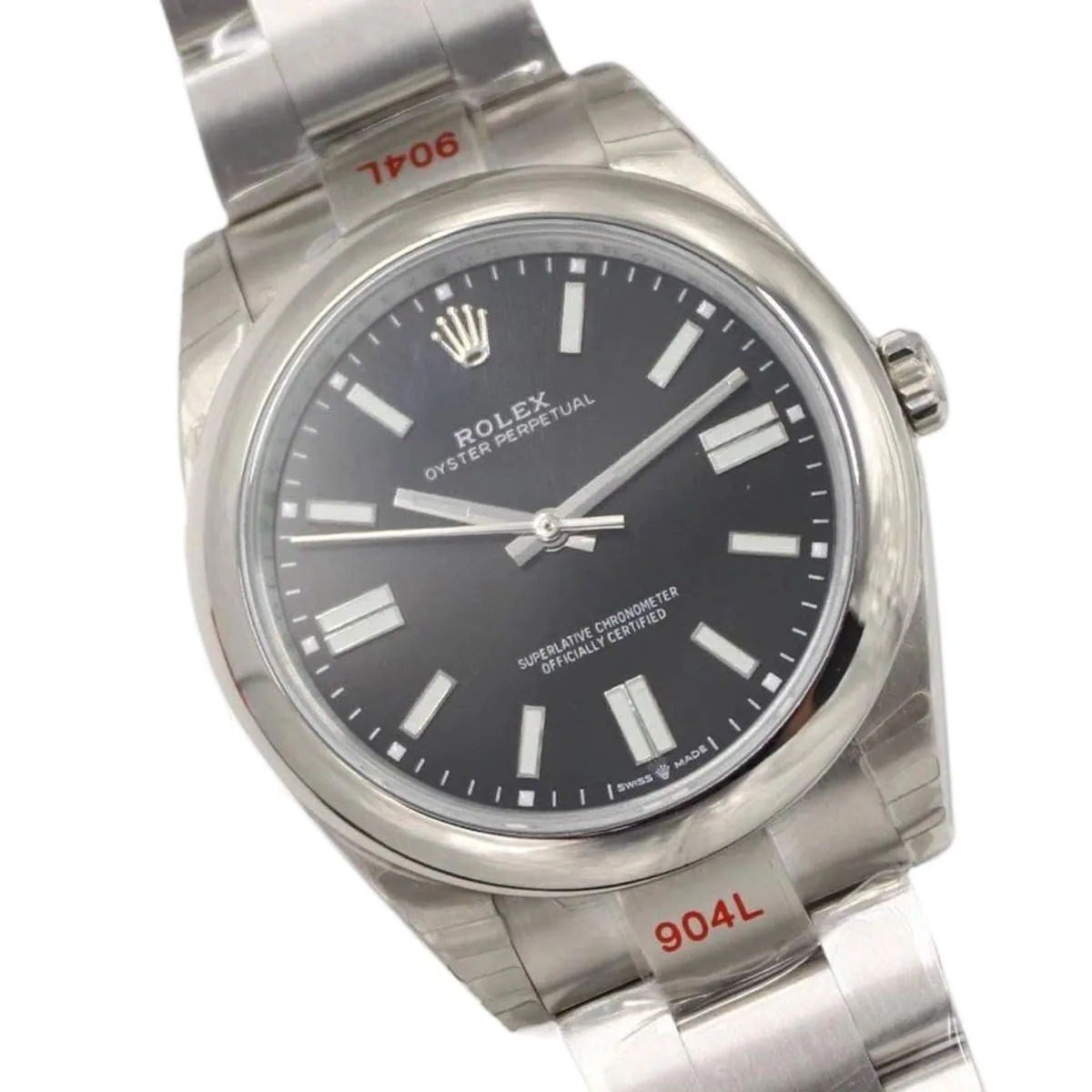Oyster Perpetual 41mm cadran noir brillant 114300 – Image 4