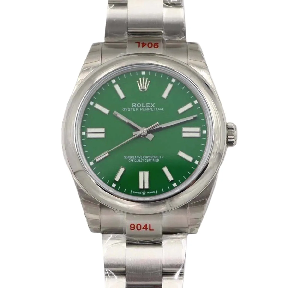 Oyster Perpetual 41mm cadran vert 114300