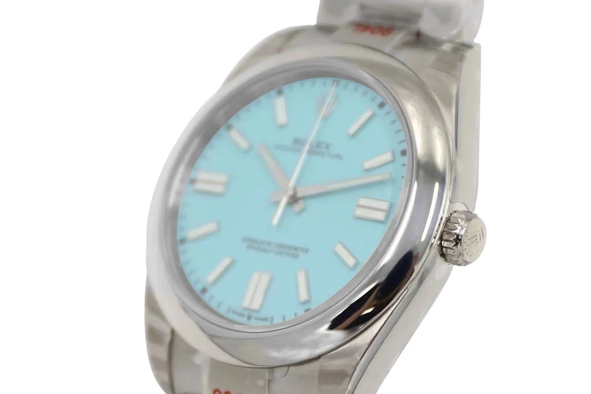 Oyster Perpetual 41mm esfera azul turquesa 114300 - Imagen 2