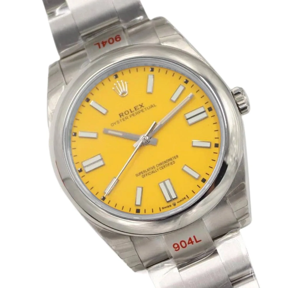 Oyster Perpetual 41mm gelbes Zifferblatt 114300 – Bild 4