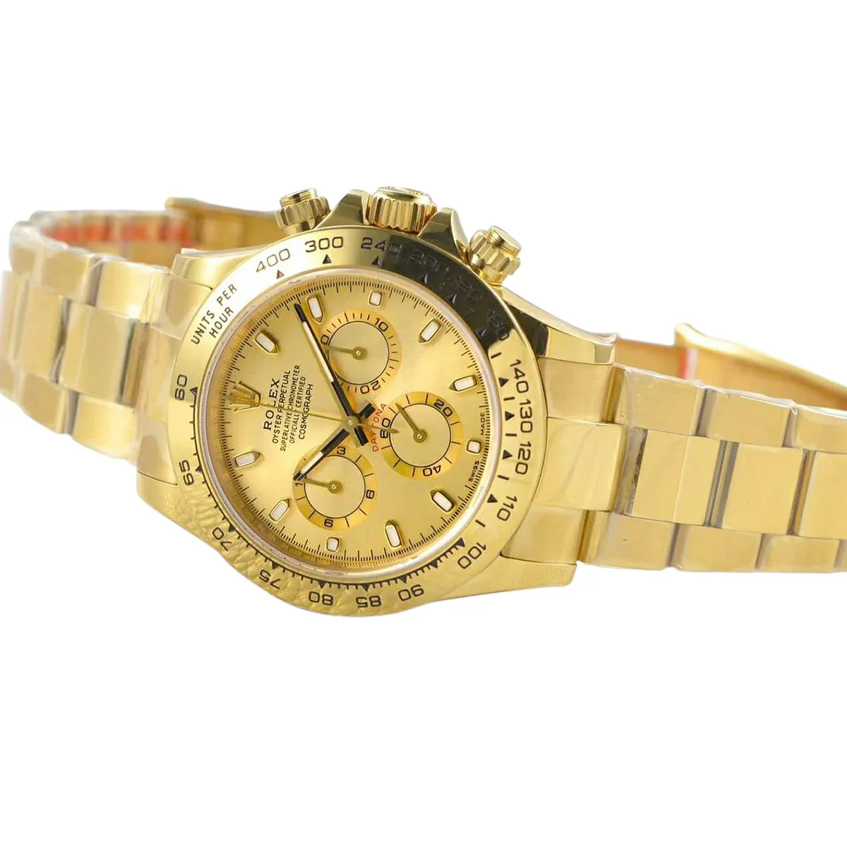Daytona 116508 goldenes Zifferblatt in Gelbgold – Bild 3