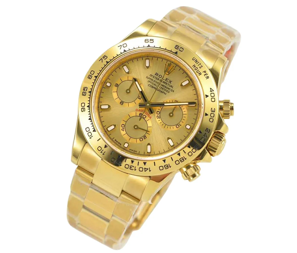 Daytona 116508 goldenes Zifferblatt in Gelbgold – Bild 2