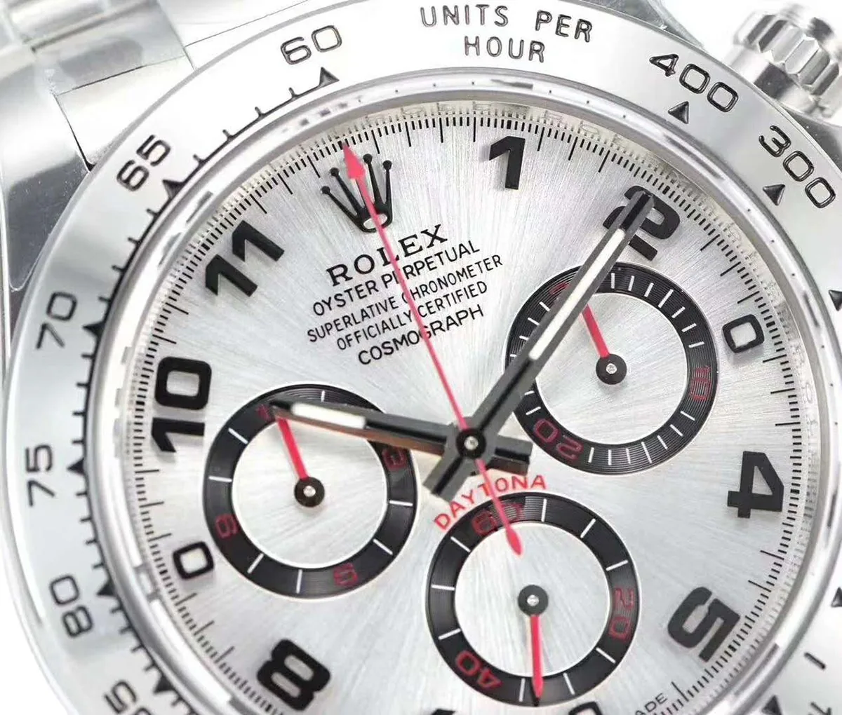 Daytona 116509 quadrante argento in oro bianco - immagine 4