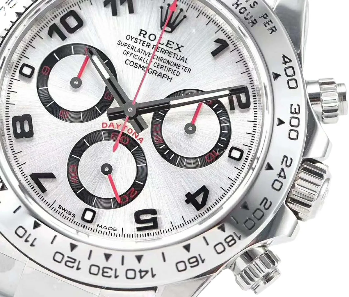 Daytona 116509 quadrante argento in oro bianco - immagine 3