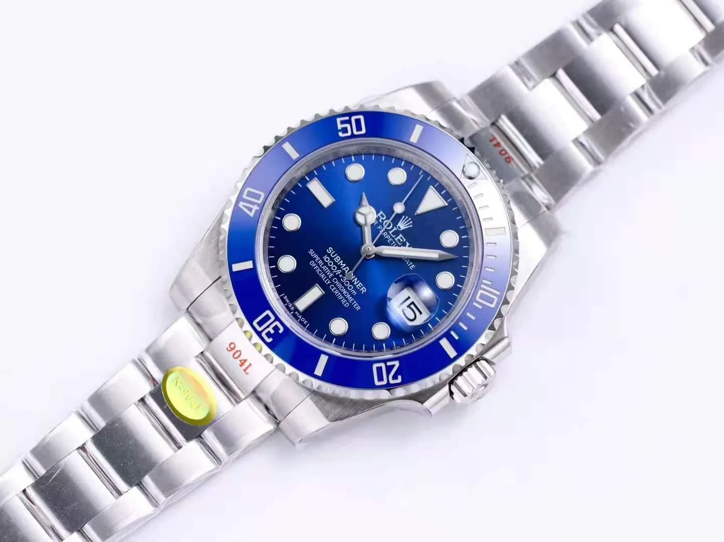 Submariner 116619LB cerámica azul oro blanco - Imagen 2
