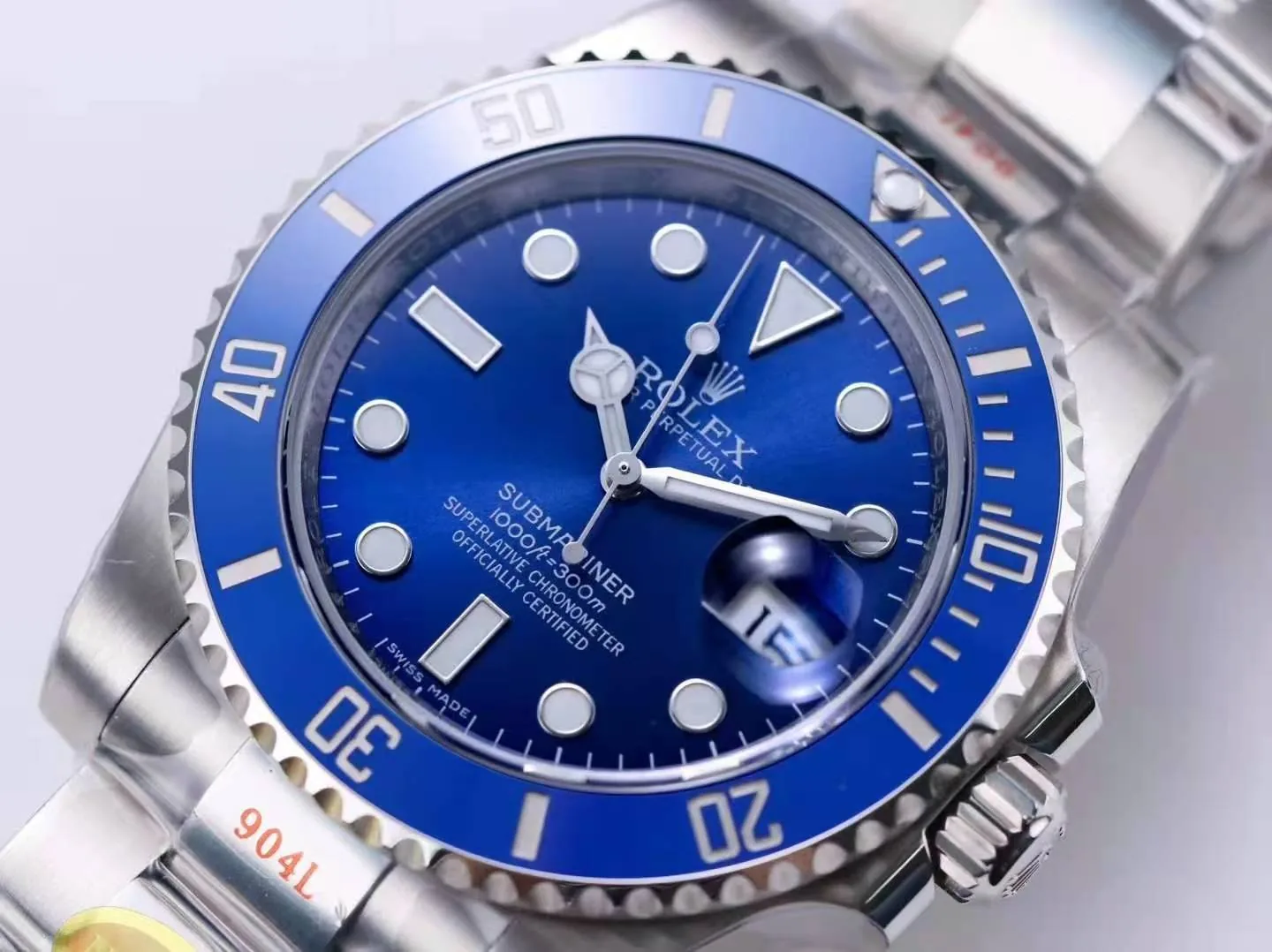 Submariner 116619LB cerámica azul oro blanco - Imagen 3