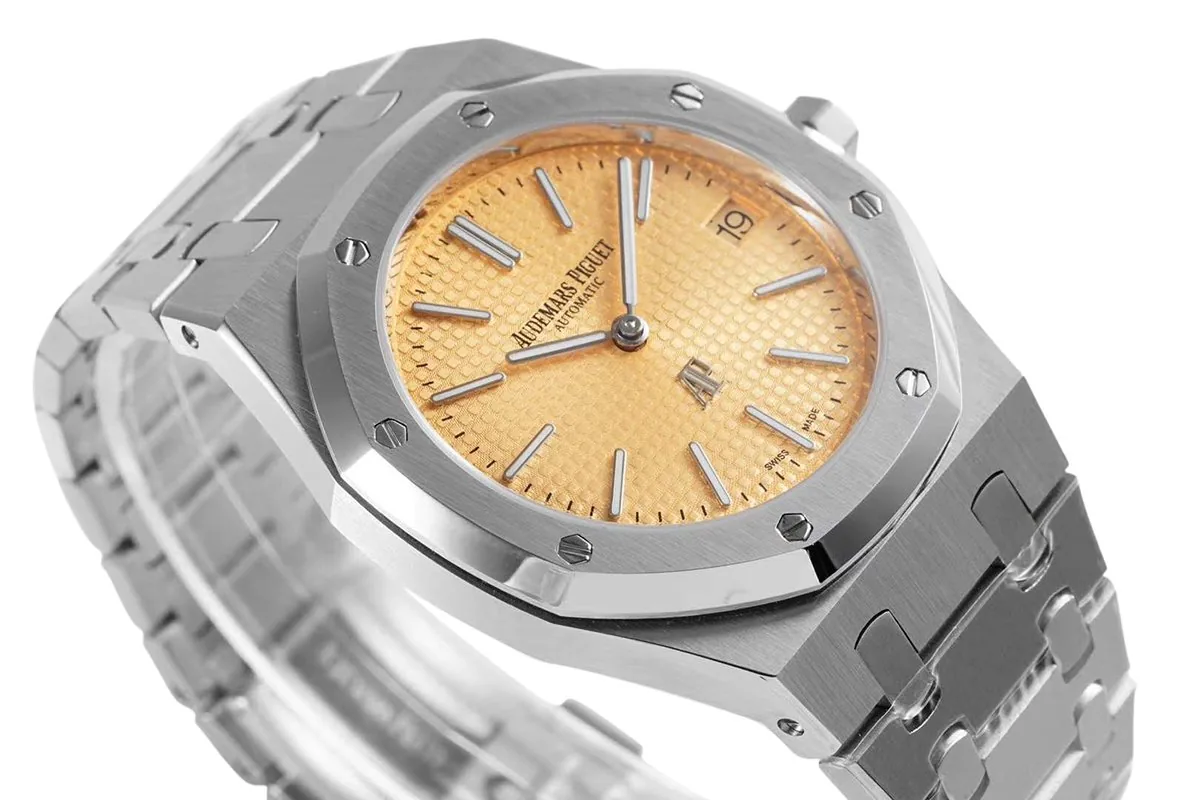 Royal Oak 15202 39mm gelbes Zifferblatt – Bild 4