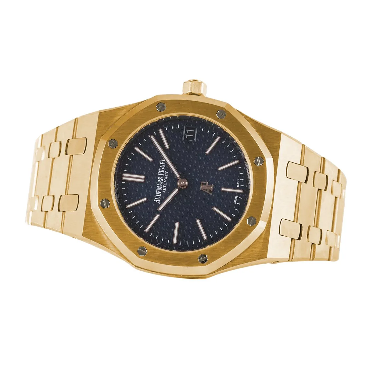 Royal Oak 15202 39mm cadran bleu en or jaune – Image 2
