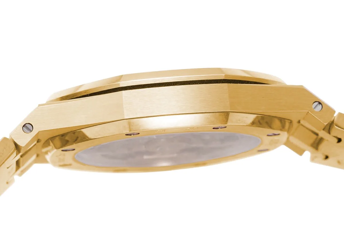 Royal Oak 15202 39mm cadran bleu en or jaune – Image 7